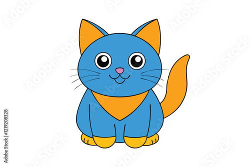 Cute Animal Vector art in Illustration on a White Background