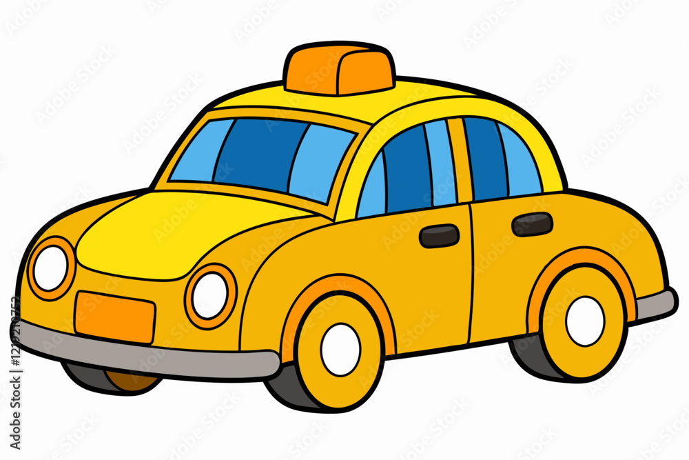 cartoon taxi car cartoon taxi car