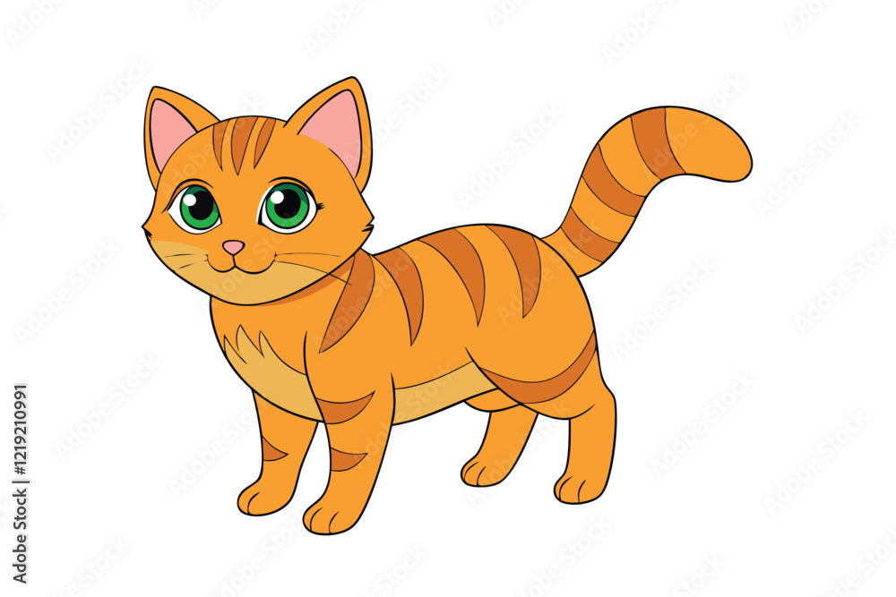 Cute Animal Vector art in Illustration on a White Background Cute Animal Vector art in Illustration on a White Background