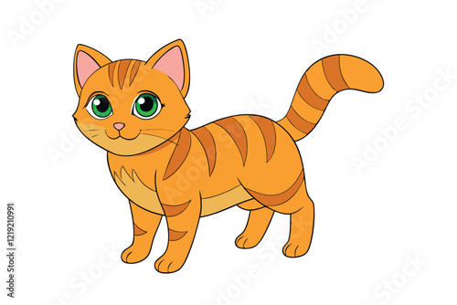 Cute Animal Vector art in Illustration on a White Background