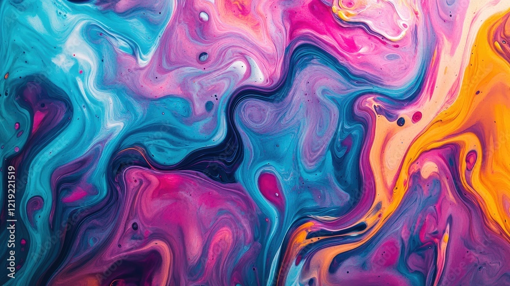 Liquid abstracts swirling in vibrant motion Liquid abstracts swirling in vibrant motion