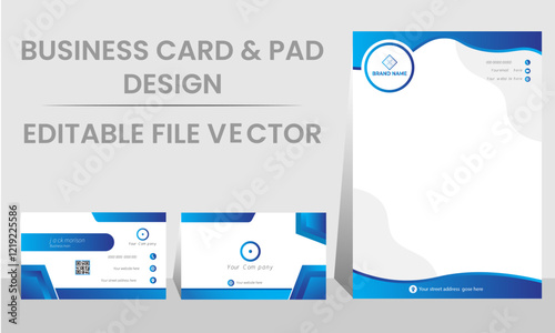 Business card & Business pad design