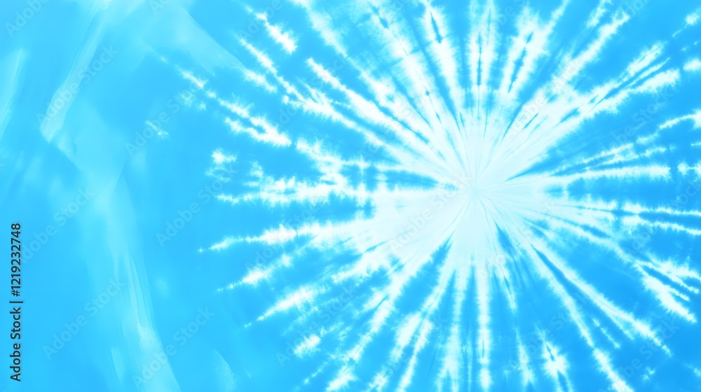 Abstract Light Blue Tie Dye Pattern Sunburst Design Abstract Light Blue Tie Dye Pattern Sunburst Design