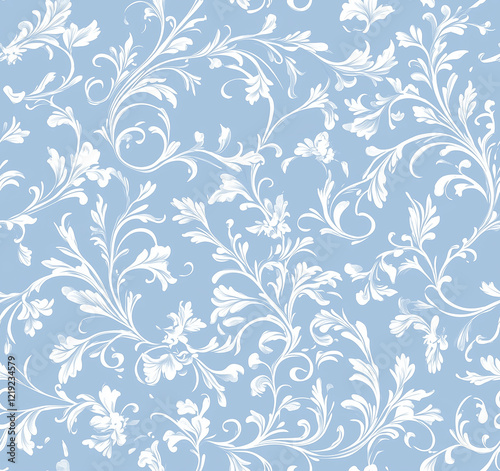Wallpaper Mural Floral Symphony: Rococo Revival
 Torontodigital.ca