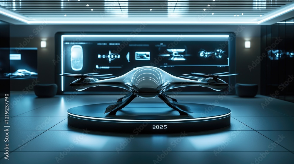 Futuristic Drone Display, 2025 Innovation in Aerial Technology