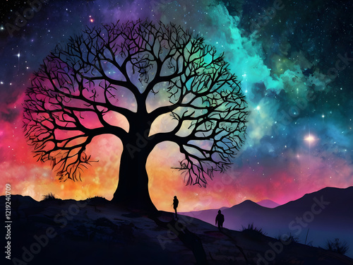 tree in the night