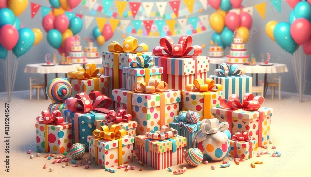 Fototapeta premium Bunte Geschenke