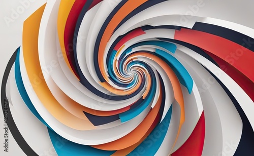 Wallpaper Mural A mesmerizing abstract artwork depicting a swirling, organic form with a fiery core, emitting light and energy against a dark, cosmic backdrop. Torontodigital.ca