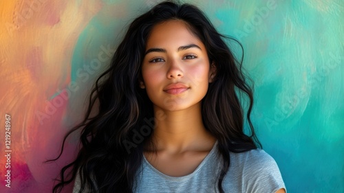 Close-up portrait of a youn...