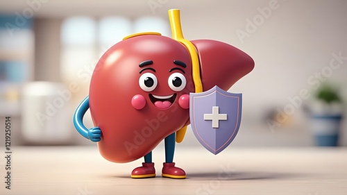 Healthy and happy little liver