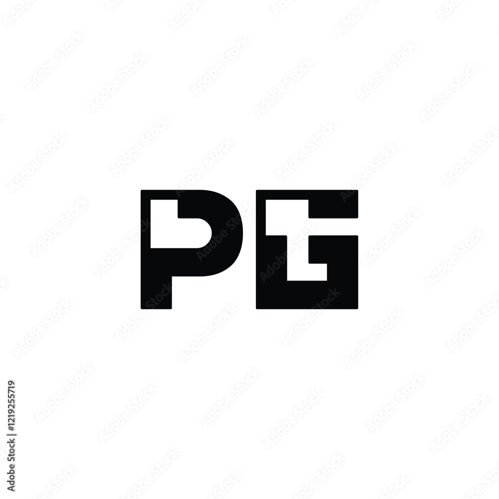 PG monogram logo design letter text name symbol monochrome logotype alphabet character simple logo PG monogram logo design letter text name symbol monochrome logotype alphabet character simple logo