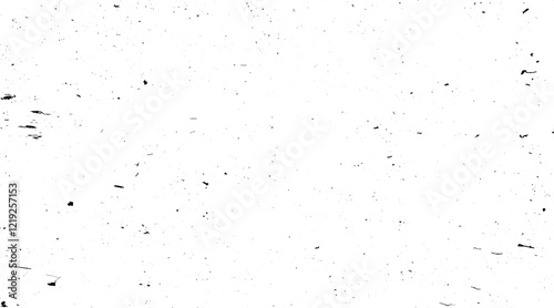 Black and white mottled seamless pattern. Small grunge sprinkles, particles, dust and spots texture. Noise grain repeating background. Overlay random grit wallpaper. Vector dotted backdrop