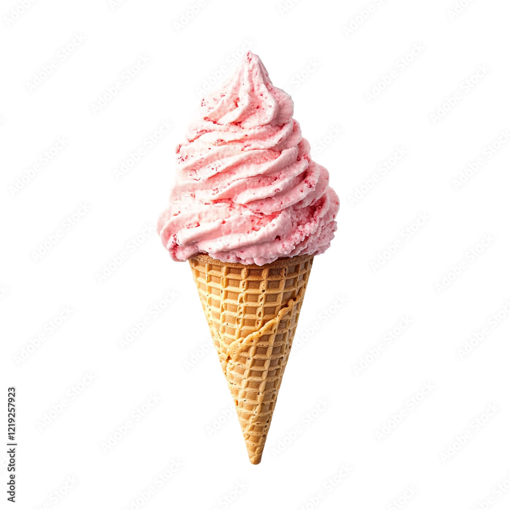 Classic Sugar Cone with Ice Cream Classic Sugar Cone with Ice Cream