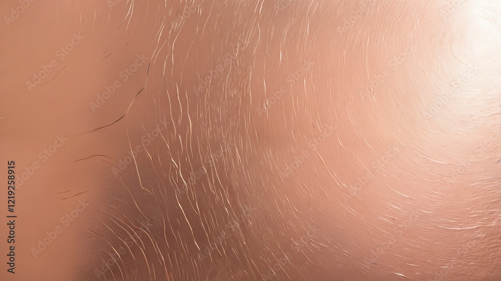 Fototapeta premium Peach Tone with Polished Metallic Texture and Depth