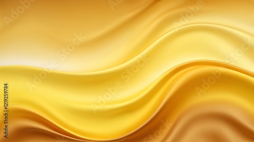 Yellow to Caramel Gradient with Water Ripple Texture and Satin Finish