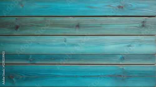Cool Gradient with Blues, Teals, Greens, and Polished Wood Texture