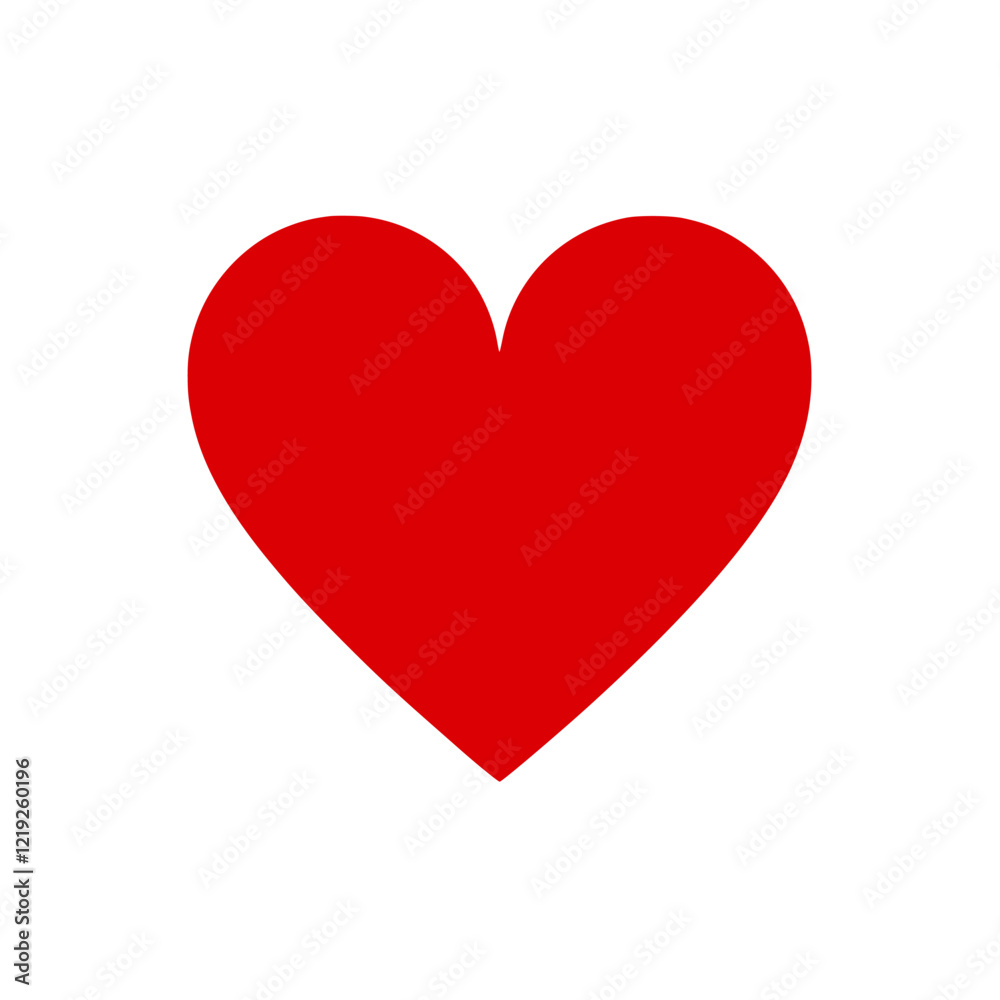 red heart isolated on white red heart isolated on white