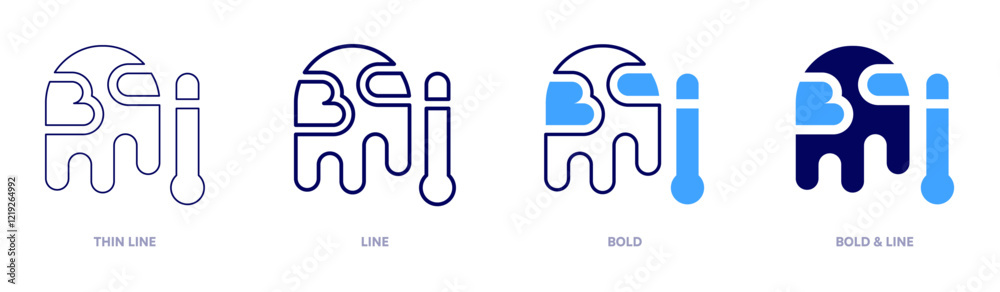 Severe weather icon in 4 different styles. Thin Line, Line, Bold, and Bold Line. Duotone style. Editable stroke Severe weather icon in 4 different styles. Thin Line, Line, Bold, and Bold Line. Duotone style. Editable stroke