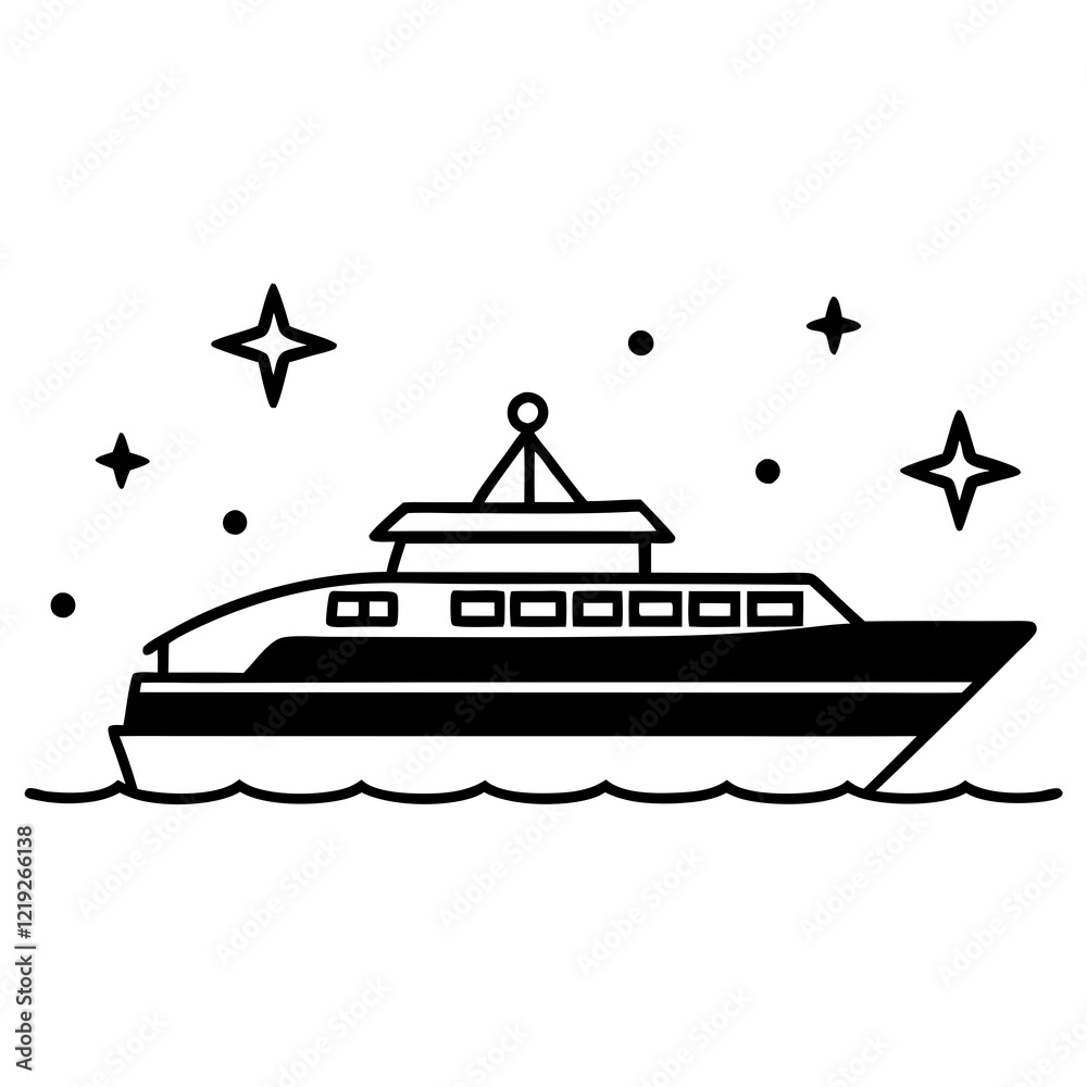 vector illustration of a boat vector illustration of a boat