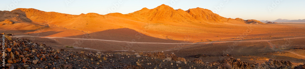 In der afrikanischen Namib Wüste