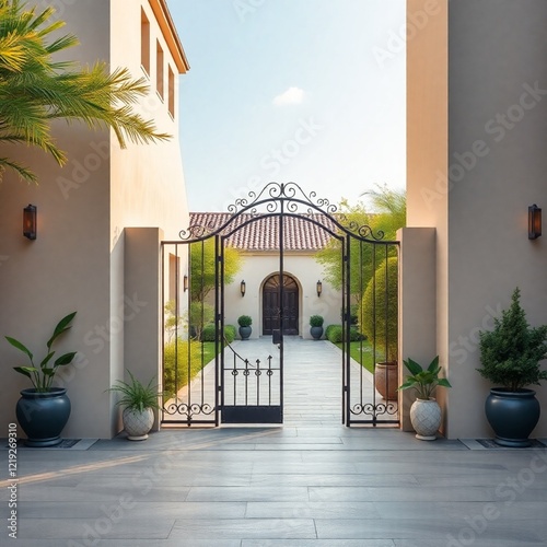 Courtyard entrance.