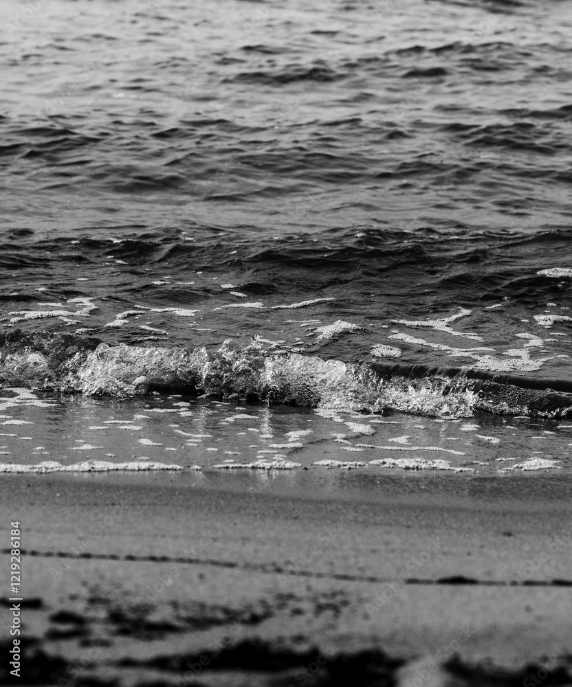 Fototapeta premium waves on the beach