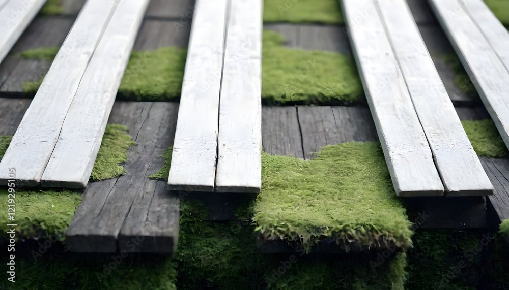 Fototapeta premium Mossy Wood Background