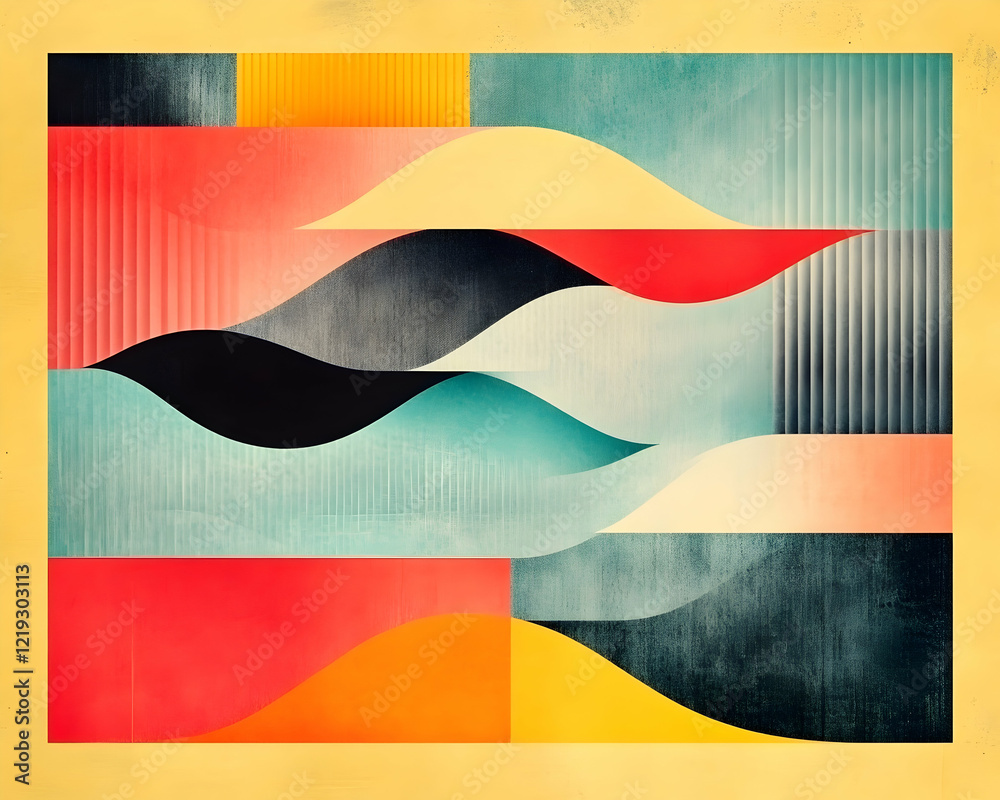 Abstract colorful wave design, textured background, modern art print, website banner Abstract colorful wave design, textured background, modern art print, website banner