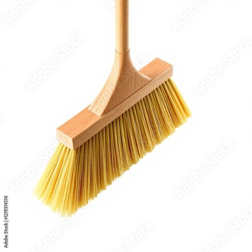 Broom isolated on white