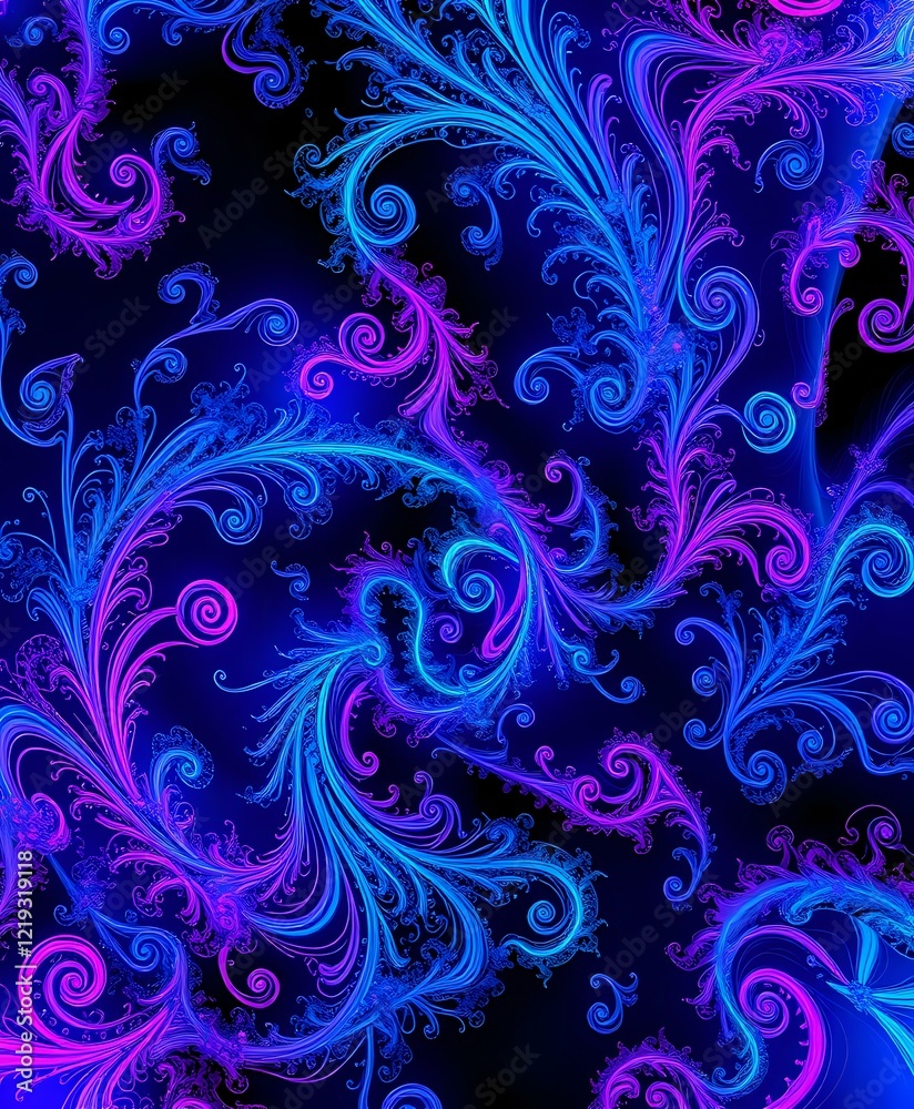 Cosmic Swirl: Vibrant Abstract Wallpaper with Julia Sets Cosmic Swirl: Vibrant Abstract Wallpaper with Julia Sets