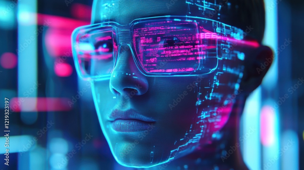 Programmer Coding assistant high tech hologram advance technology innovation software Programmer Coding assistant high tech hologram advance technology innovation software