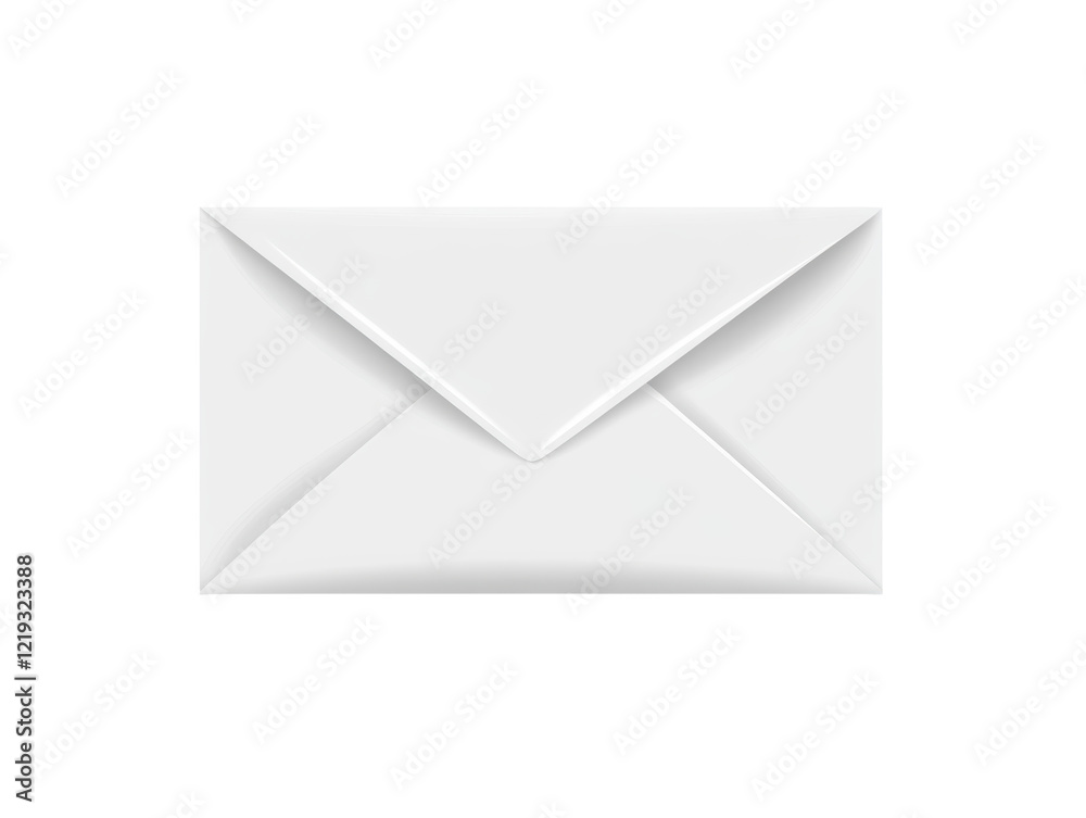 Isolated White Envelope Isolated White Envelope