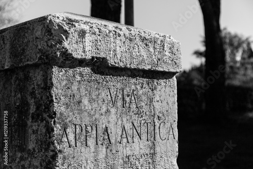 The real Ancient Appian Way - Rome photo