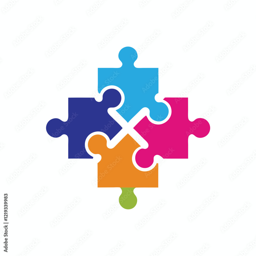 Fototapeta premium jigsaw puzzle pieces