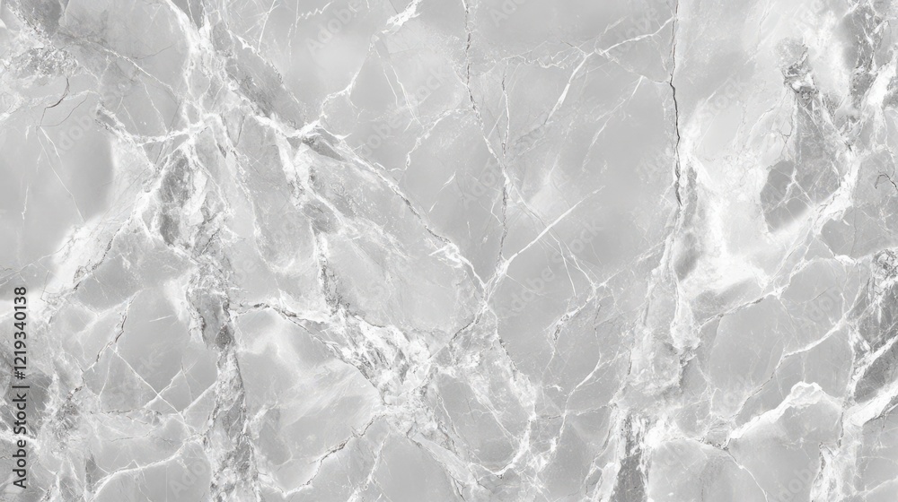 Obraz premium Elegant gray marble texture with subtle white and cream veins exudes luxury and sophistication for interior design use