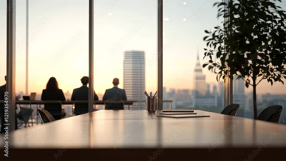 1_Colleagues Brainstorming Real Estate Investment Strategies in Office