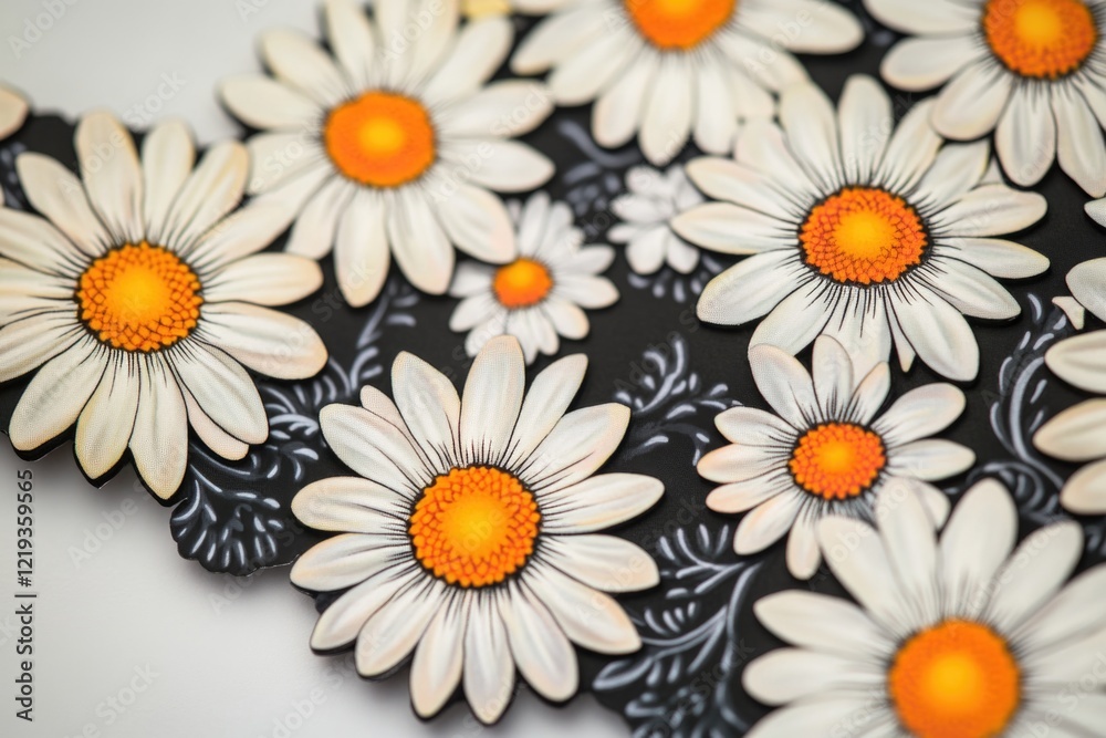Obraz premium A bouquet of fresh flowers arranged on a wooden table, perfect for a still life photograph or decorative purpose