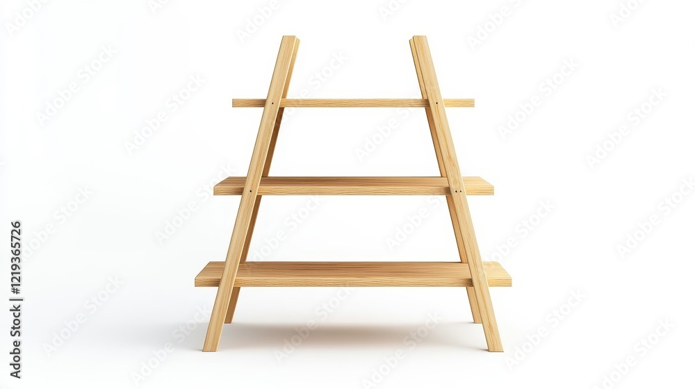 Stylish Wooden Ladder Shelf for Modern Interiors Stylish Wooden Ladder Shelf for Modern Interiors