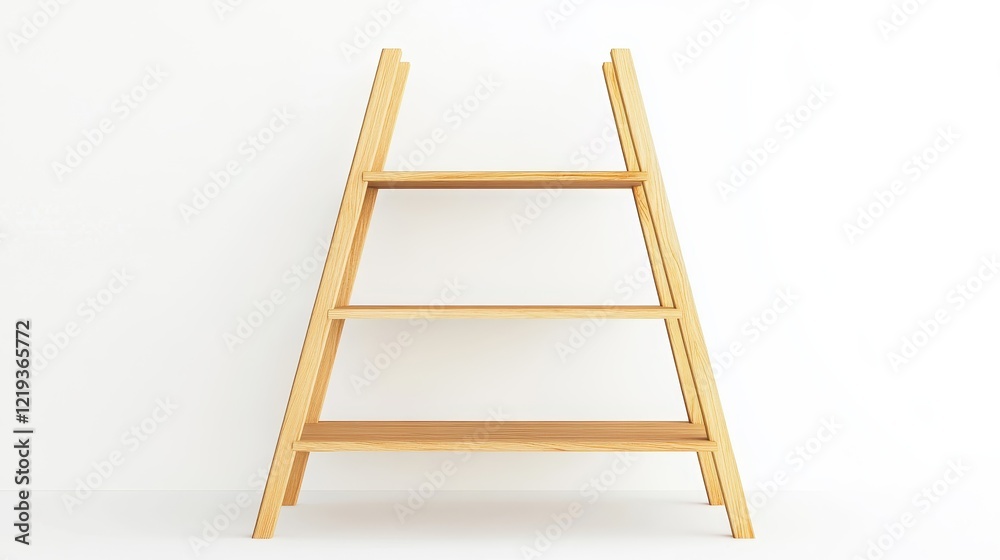 Stylish Wooden Ladder Shelf for Modern Spaces Stylish Wooden Ladder Shelf for Modern Spaces