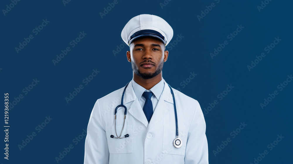 Military doctor, illustration, A detailed flat illustration of a military doctor, showcasing high fidelity and chaos elements, suitable for various creative projects. Military doctor, illustration, A detailed flat illustration of a military doctor, showcasing high fidelity and chaos elements, suitable for various creative projects.