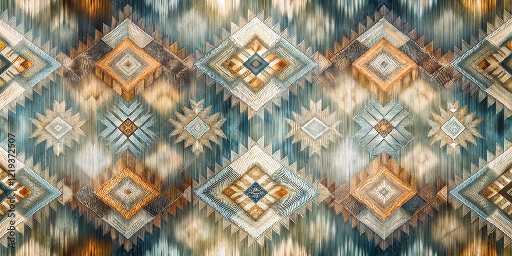 Obraz premium Scandinavian Abstract Pattern: Long Exposure Web Banner & Branding Design