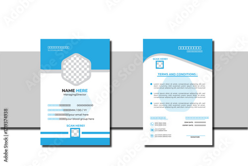 modern id card 