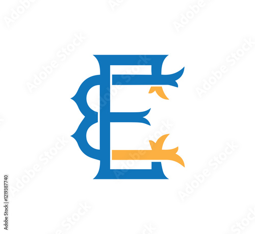 Letter ee logo icon design template. initial ee letter logo design vector template, ee logo, ee icon, ee symbol, ee vector, ee letter, ee initial, ee design, ee shape, ee unique logo, ee simple logo.