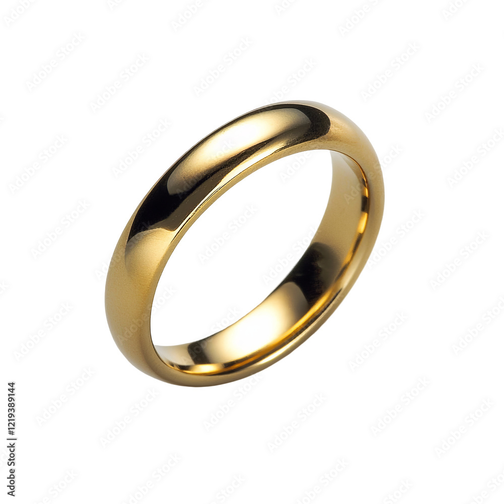 Closeup shot of a classic gold wedding band. Perfect for concepts of love, marriage, and commitment. Closeup shot of a classic gold wedding band. Perfect for concepts of love, marriage, and commitment.