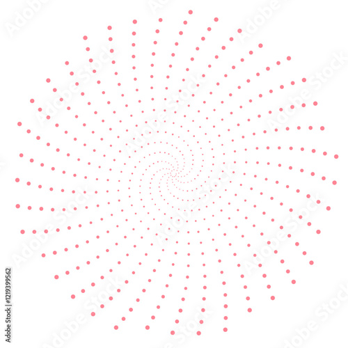 spiral circle pattern