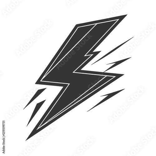 Action of thunder light High Quality Editable Vector Design and illustration