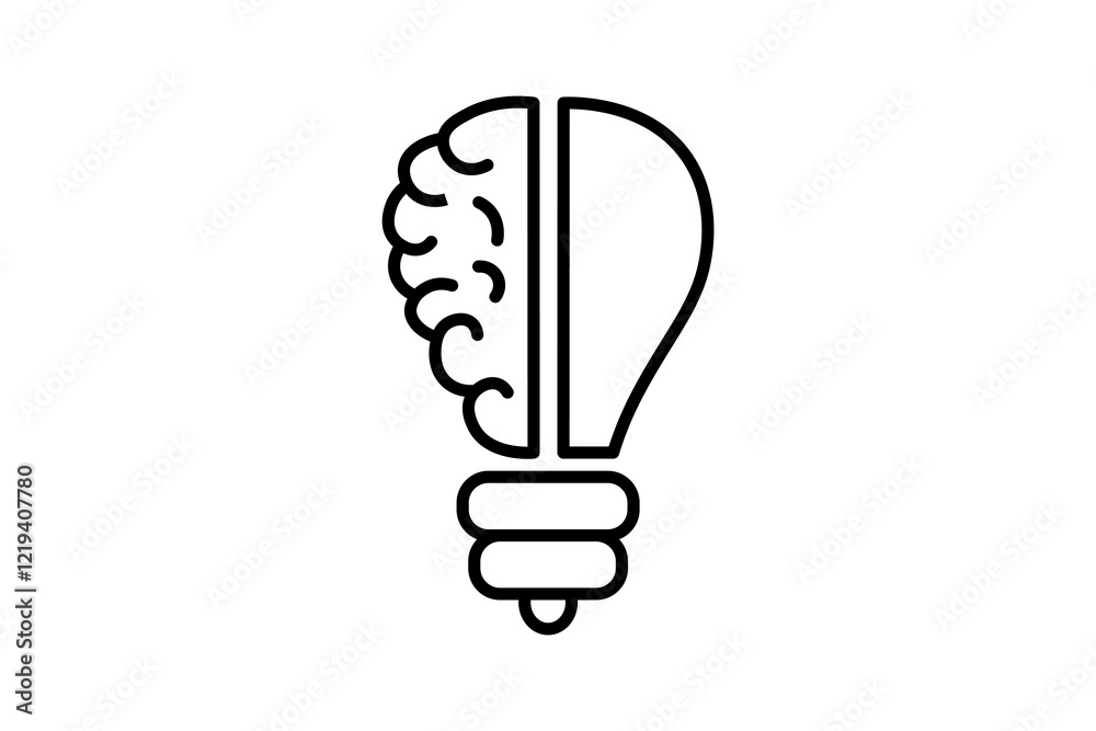 Light Bulb icon. icon related to Star Up. suitable for web site, app, user interfaces, printable etc. line icon style. simple vector design editable Light Bulb icon. icon related to Star Up. suitable for web site, app, user interfaces, printable etc. line icon style. simple vector design editable