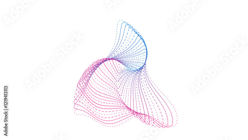 chaotic repeated shape background pattern
