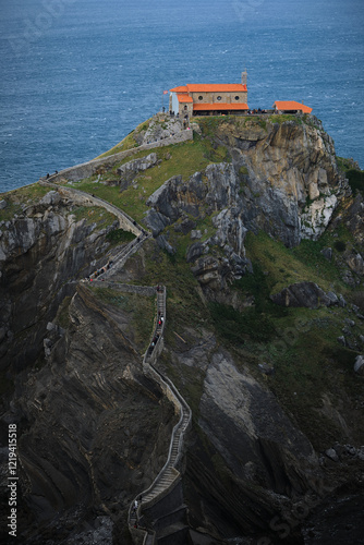 stairs to the church