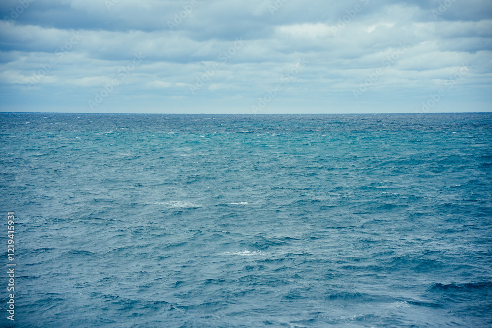 Obraz premium Gulf of mexico, Florida, USA gulf of mexico landscape seen from a cruise ship